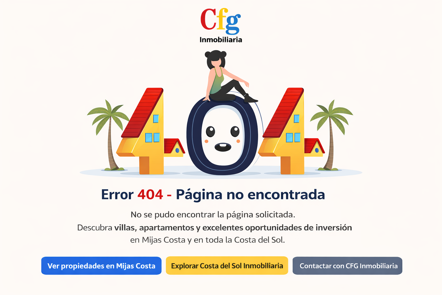 Página 404 no encontrada